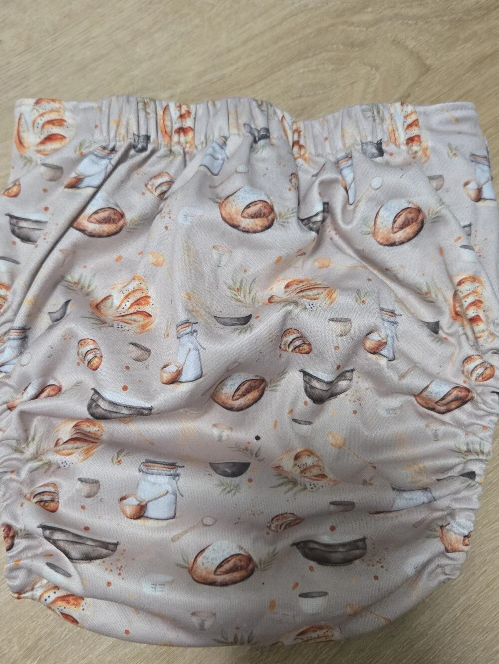 Lalabooty Sourdough print forever sized pocket cloth diaper